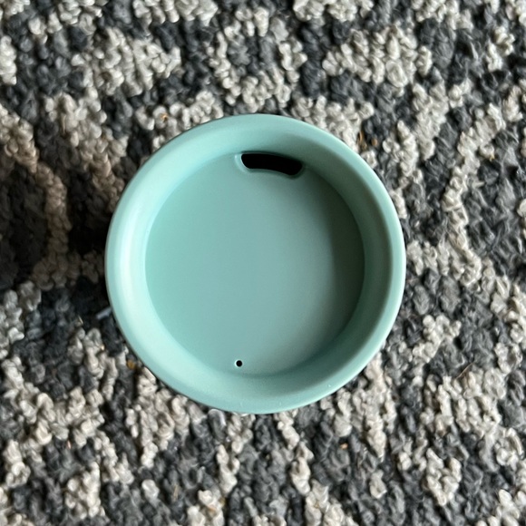 Starbucks Winter 2019 Stainless Steel Metallic Travel Tumbler with Teal Lid - Picture 4 of 6